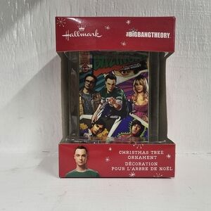 Hallmark 'The Big Bang Theory' Bazinga Comic Style Ornament - Red and Multicolor